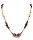 Halskette "Salom", Glas, Holz und Hornperlen, 1 Band rot