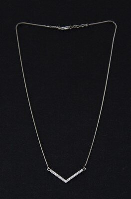 Halskette Victoria Metall/Glas