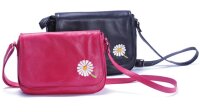 Leder-Handtasche "Daisy" pink