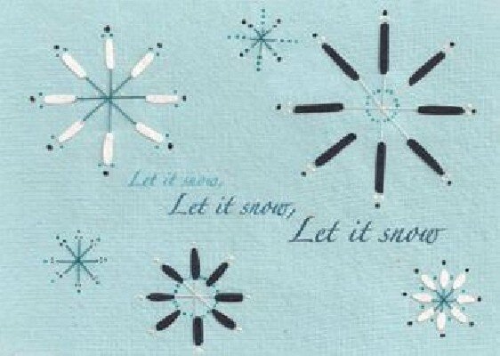 Karte "Let it snow"