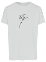 Bio-Herren T-Shirt "BL-WHITE" Vogel