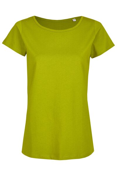 Bio-Frauen T-Shirt farngrün