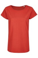 Bio-Frauen T-Shirt rot, S
