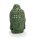 Ton-Kerzenhalter "Buddha", grün