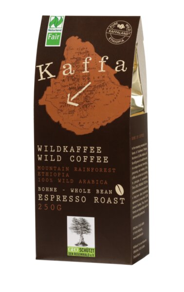 Bio-Wildkaffee, Espresso, Bohne 250g