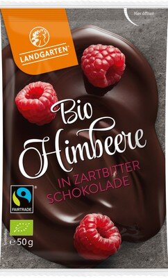Bio Himbeere in Zartbitter-Schokolade 50g