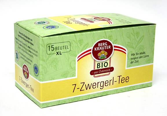 Bio-7-Zwergerl-Tee, 15 Teebeutel XL à 2g