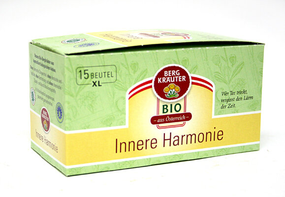 Bio-Innere Harmonie, 15 Teebeutel XL &agrave; 2g
