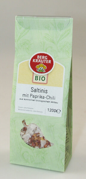 Bio-Saltinis mit Paprika-Chilli, Nachfüllpkg. 120g