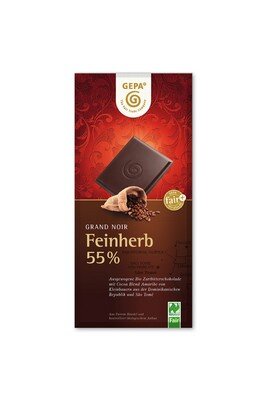 Grand Noir Feinherb 55% 100g