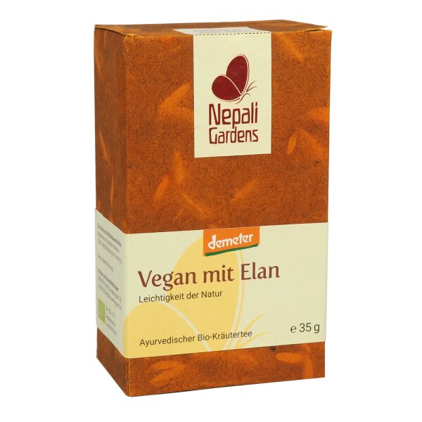 Bio-Tee "Vegan mit Elan"