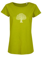 Bio-Frauen T-Shirt "BL-Farngrün" Lebensbaum