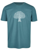 Bio-Herren T-Shirt "BL-Graugrün" Lebensbaum