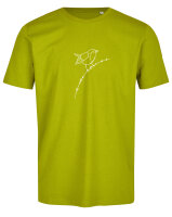 Bio-Herren T-Shirt "BL-Farngrün" Vogel