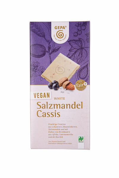 Bio Salzmandel Cassis vegan 100g