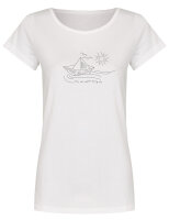 Bio-Frauen T-Shirt "BL-WHITE" Schiff