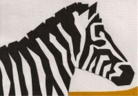 Karte "Abstract Zebra"