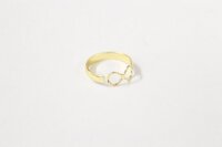 Ring "Infinity" Messing gold