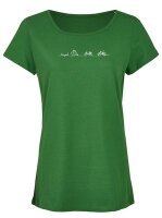 Bio-Frauen T-Shirt "GREEN" Bicycle M