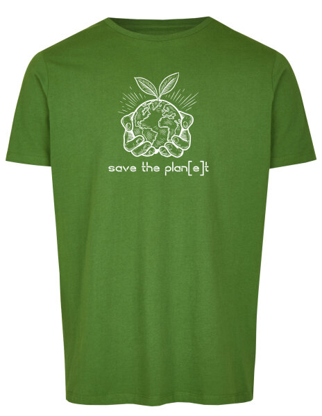 Bio-Herren T-Shirt "BL-GREEN" Pflanze
