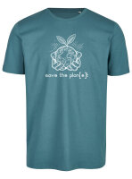 Bio-Herren T-Shirt "BL-Graugrün" Pflanze M