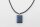 Kupfer Halskette "Indio" blau
