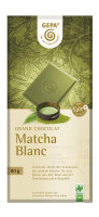 Bio Matcha Blanc Schokolade 100g