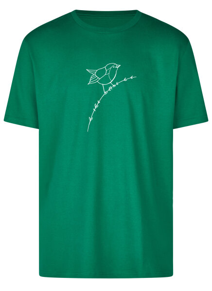 Bio-Herren T-Shirt "BL-IRISH GREEN" Vogel